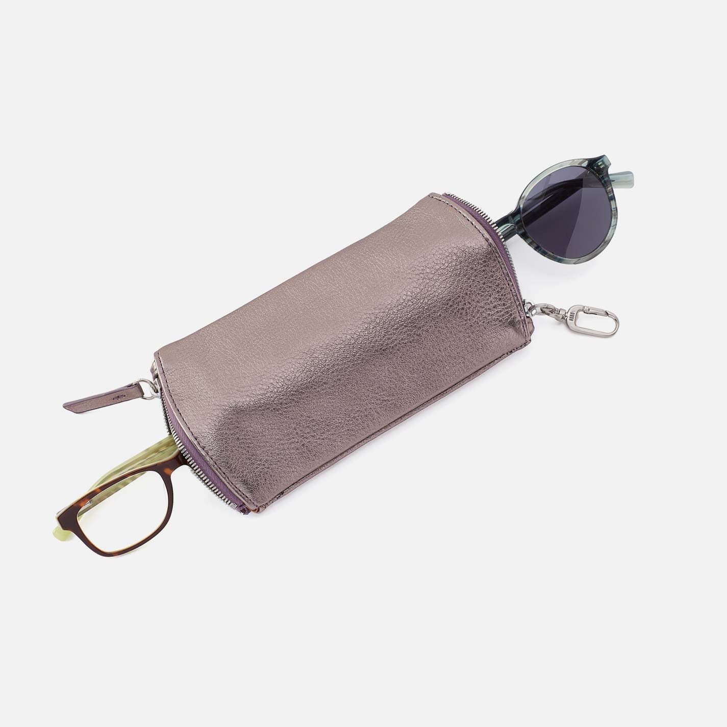 SPARK DOUBLE EYEGLASS CASE in Pewter
