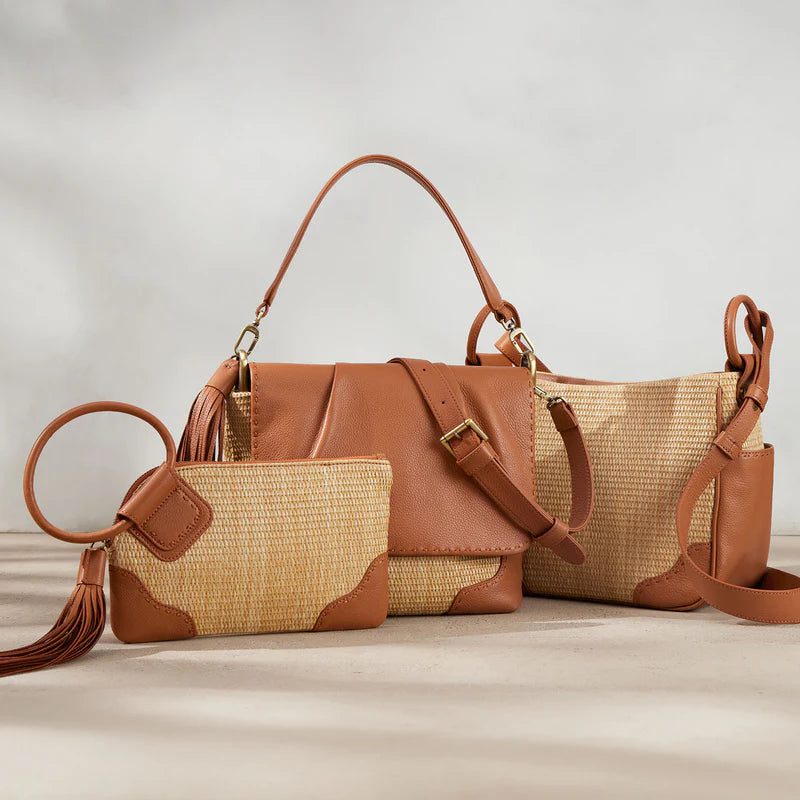 HARLEY CONVERTIBLE SHOULDER in Natural Straw