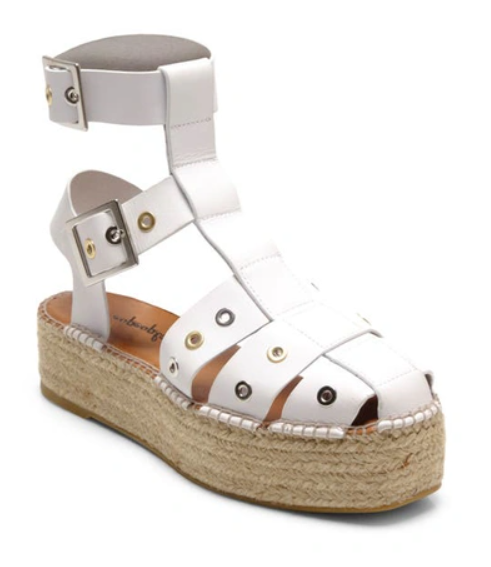 GABLE GLAD ESPADRILLE in White