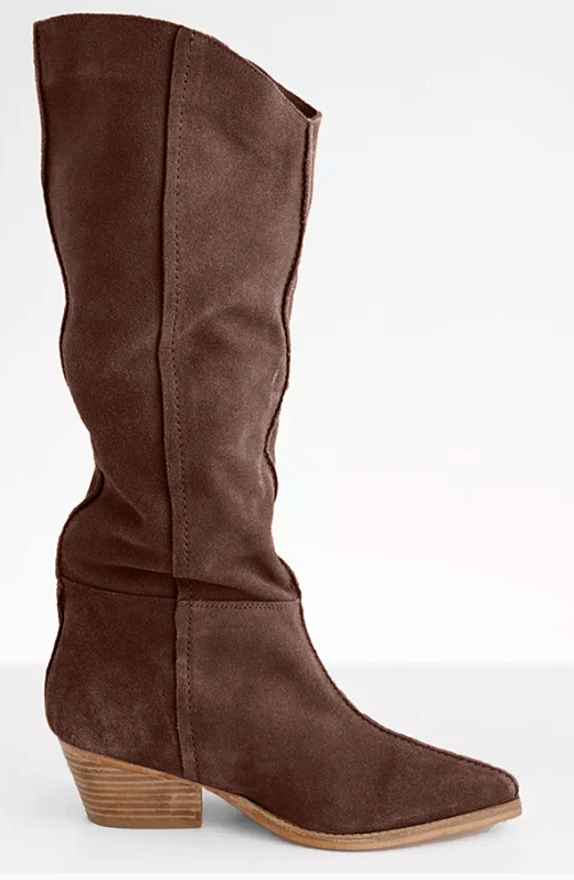 SWAY LOW SLOUCH BOOT in Fudgesicle