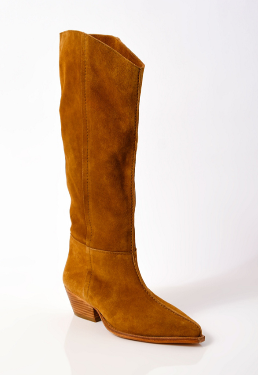SWAY LOW SLOUCH BOOT in Burnt Caramel