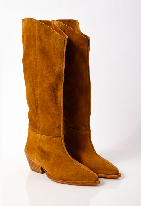SWAY LOW SLOUCH BOOT in Burnt Caramel