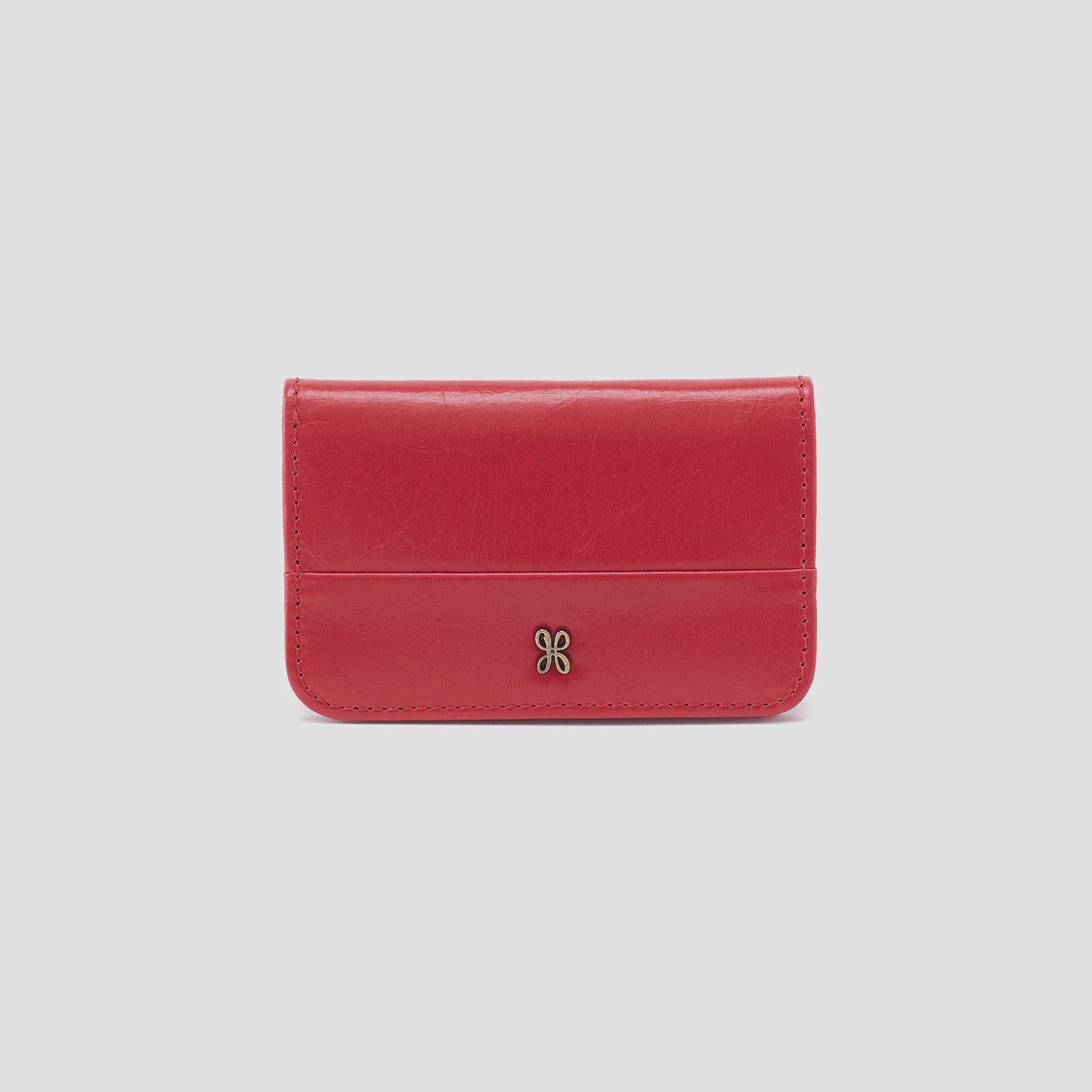 JILL MINI CARD CASE in Hibiscus
