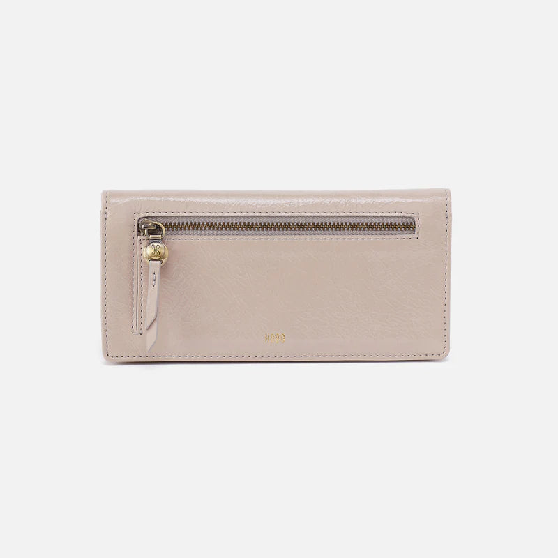 HUTTON LARGE WALLET in Stone Gloss