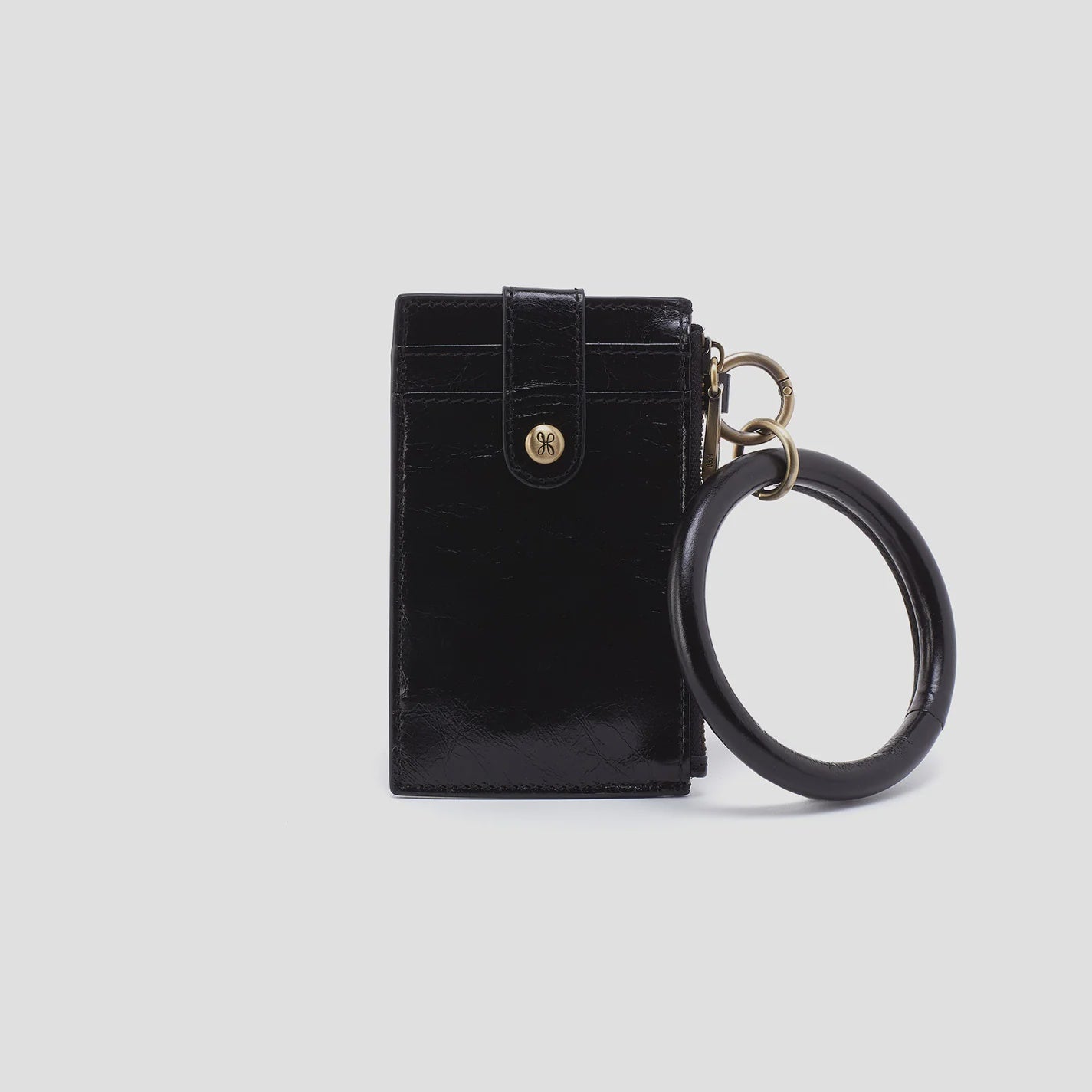 RING CREDIT CARD WRISTLET in Black
