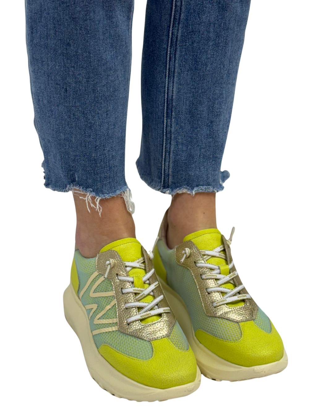 AZURE in Lime/Aqua + Platino