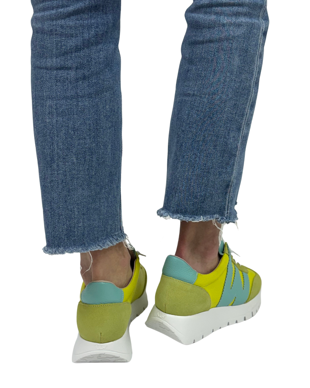 RACER in Lime Green + Aqua