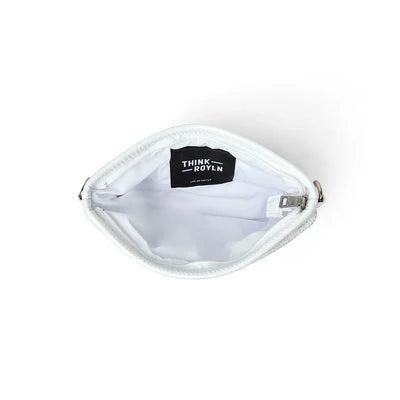 YACHT BUM BAG 2.0 in White Raffia + White Strap