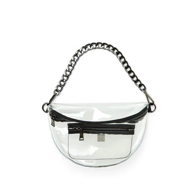 CLEAR STADIUM BAG in Black