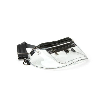 CLEAR STADIUM BAG in Black