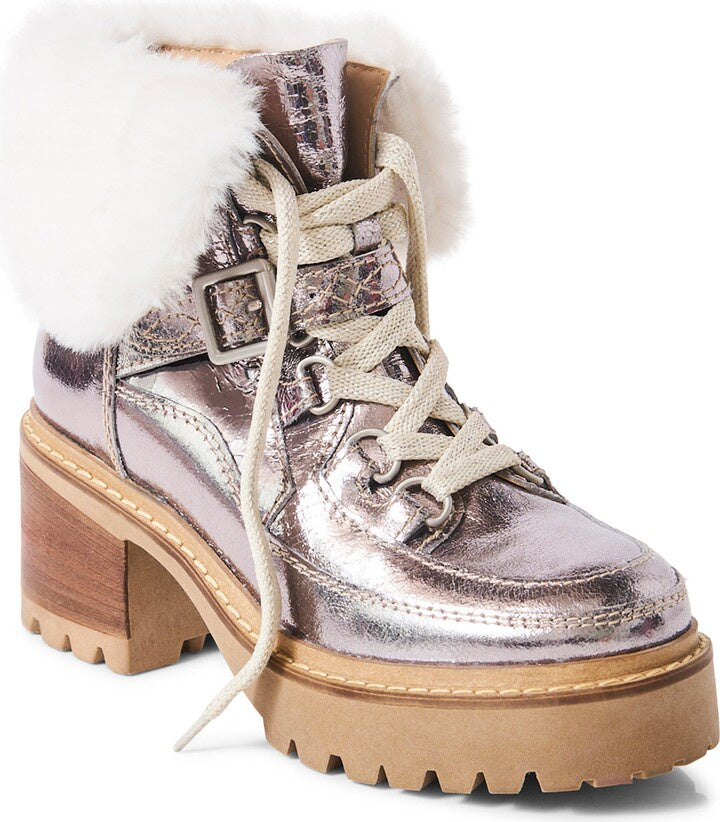 COZY JASPER HIKER ANKLE BOOT in Pale Pewter