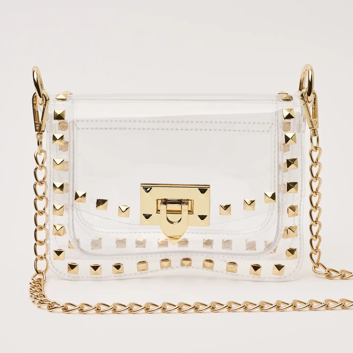 THE JACKIE STADIUM BAG in Gold