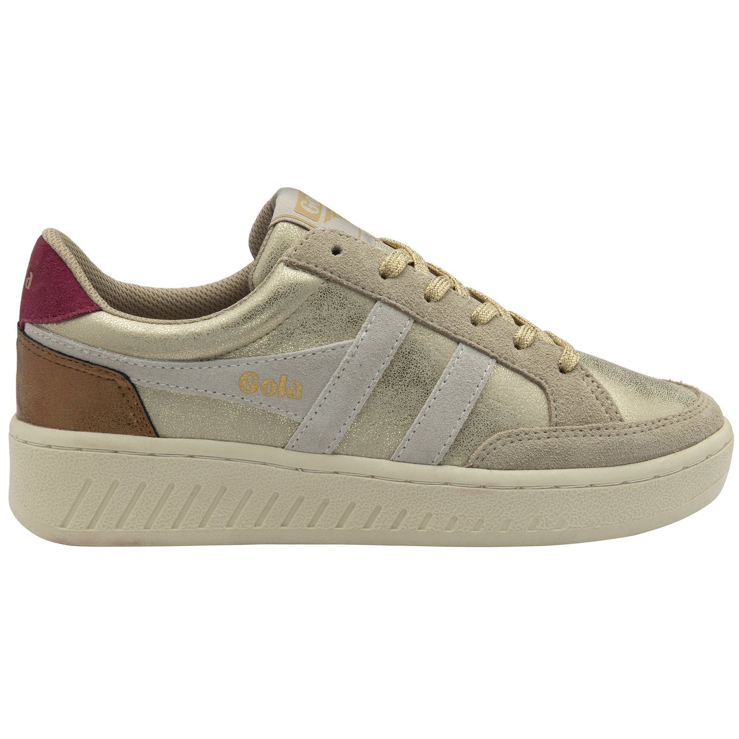 SUPERSLAM BLAZE II in Gold + Off White + Cerise