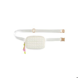 LOGAN BELT BAG in Pearl