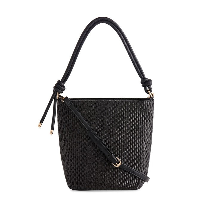 CLARA BUCKET BAG in Black