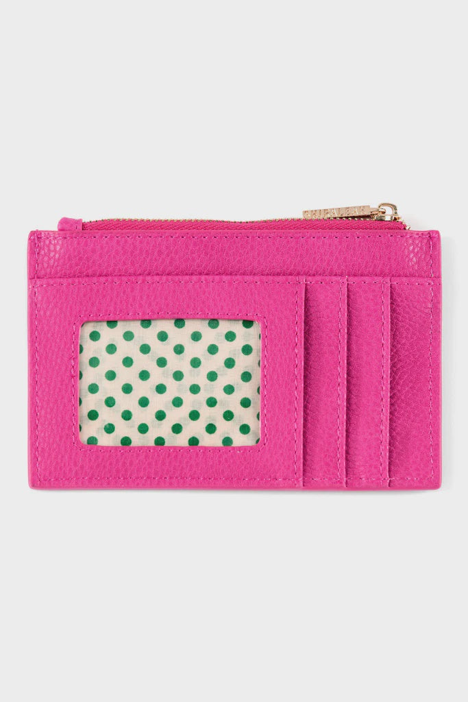 VERONA CARD HOLDER in Fuchsia