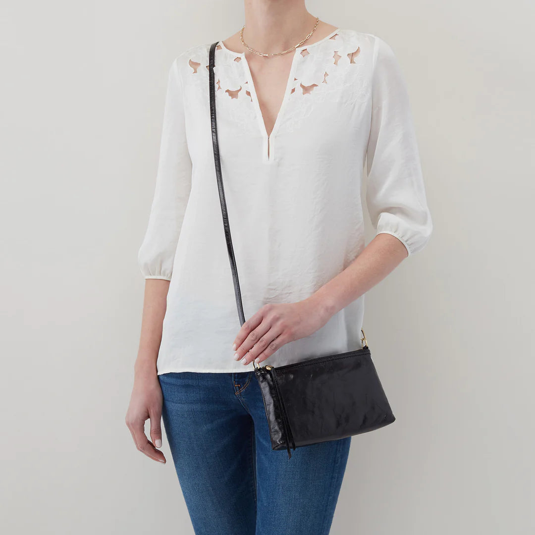 DARCY CONVERTILE CROSSBODY in Black