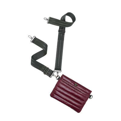 BUM BAG 2.0 in Glossy Deep Burgundy