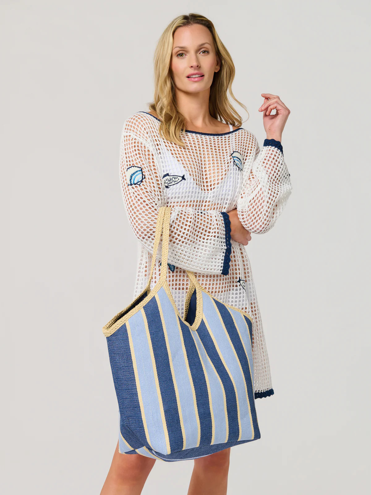 CAPRI TOTE in Navy