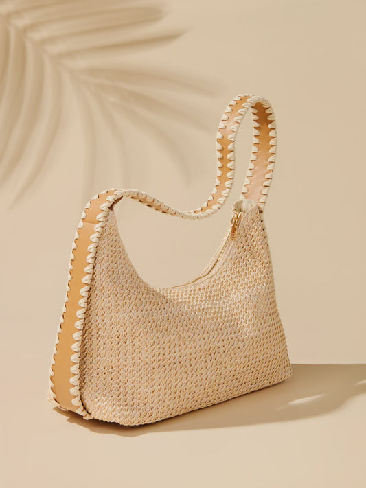 MIA SHOULDER BAG in Tan
