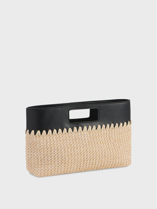 MIA TOP HANDLE CLUTCH in Black