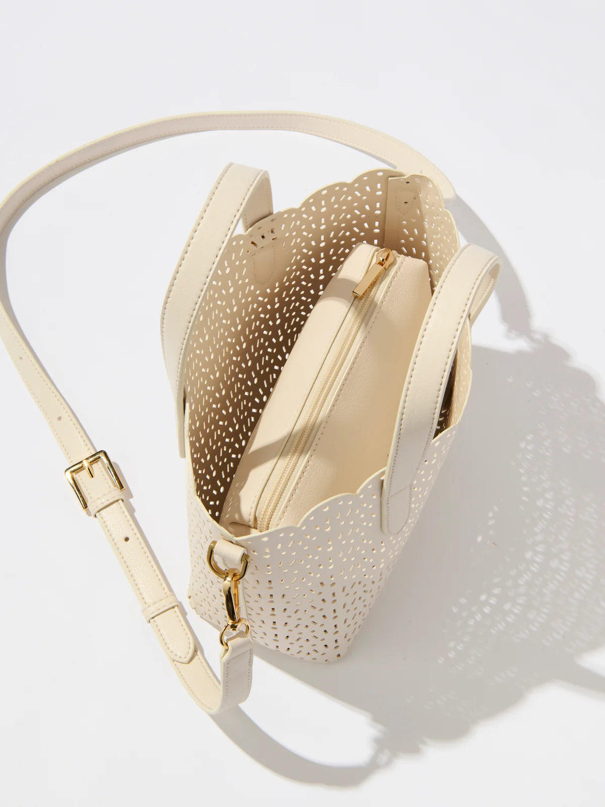 LOLA MINI TOTE in Ivory