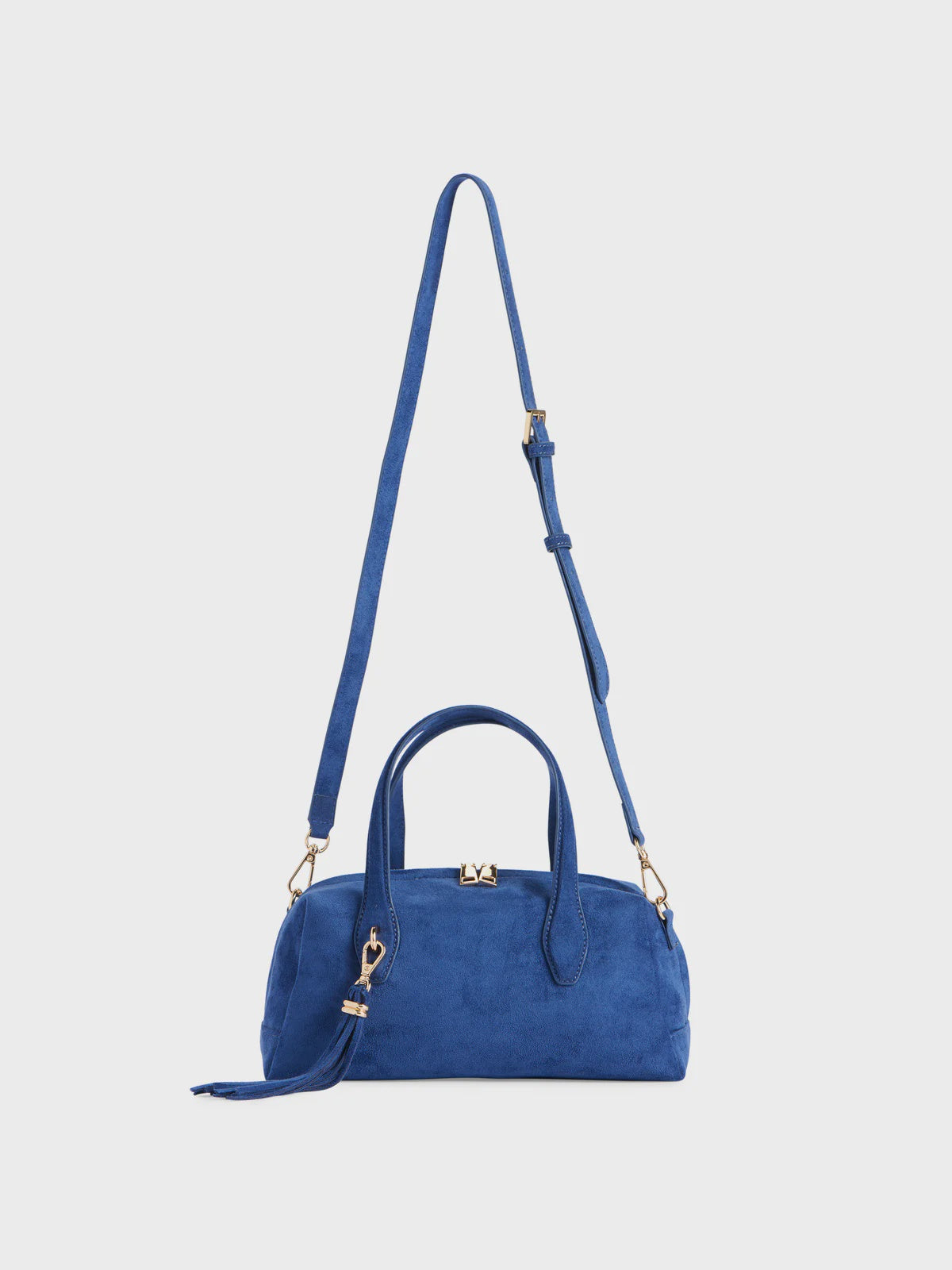 KYLIE MINI BOWLER BAG in Blue