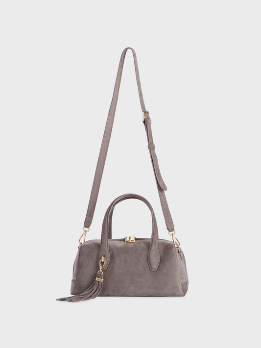 KYLIE MINI BOWLER BAG in Grey
