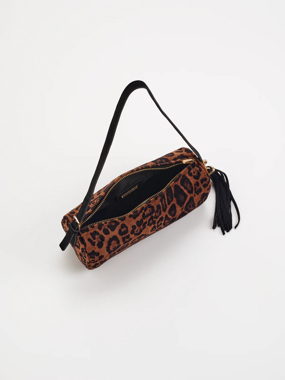 KYLIE BARREL SHOULDER BAG in Leopard