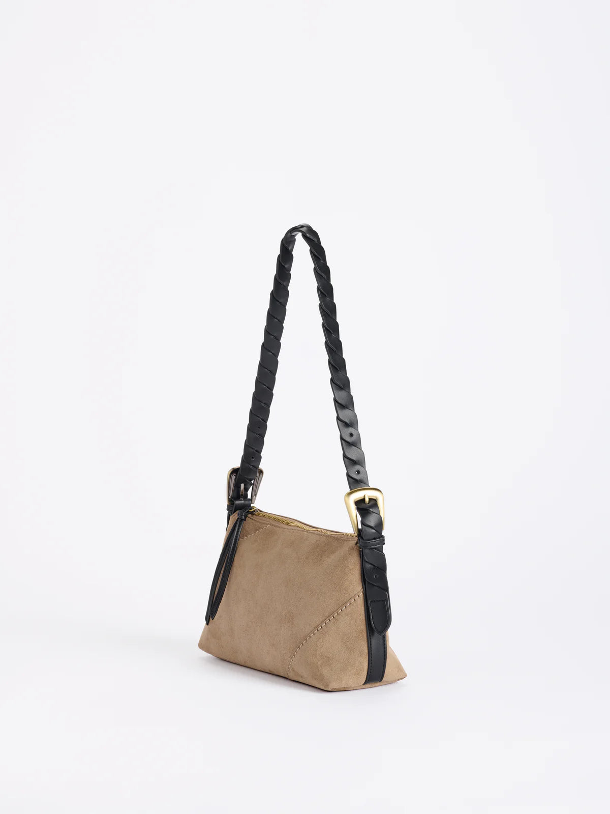 ROBERTA SHOULDER BAG in Taupe