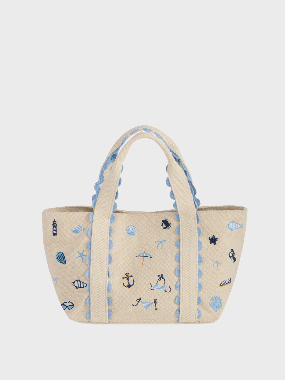 COASTAL ICONS MINI TOTE in Natural