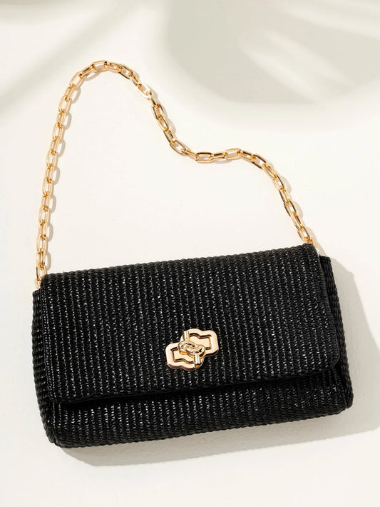 RAFFAELLA SHOULDER BAG in Black