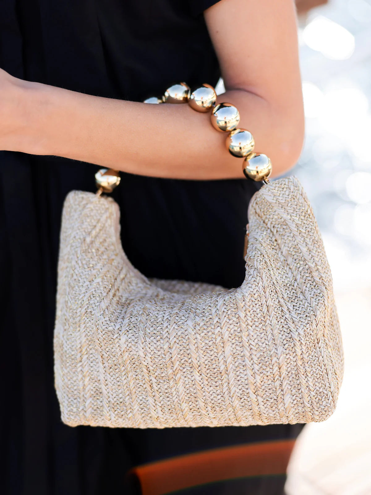 ALYS TOP HANDLE BAG in Natural