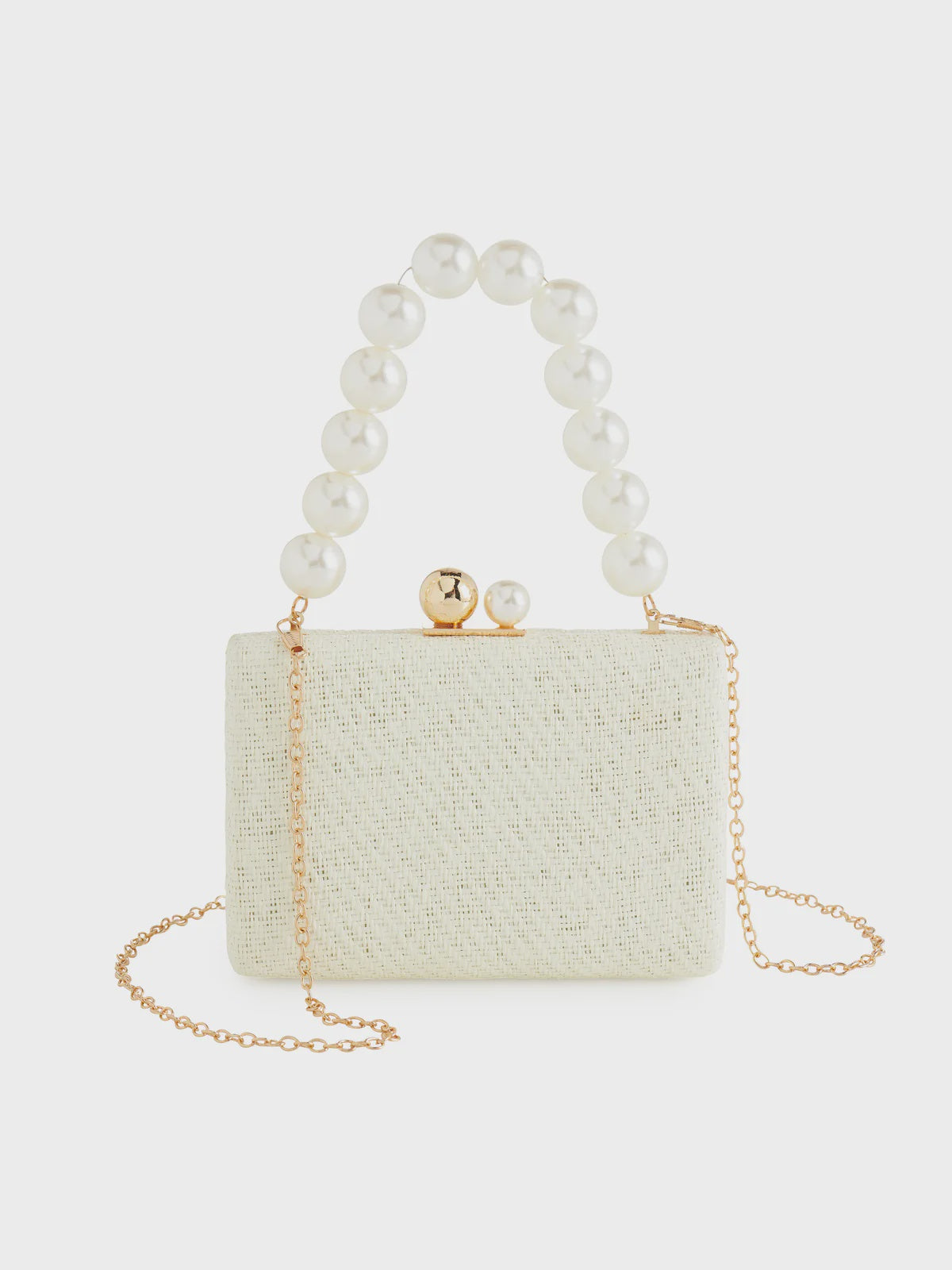 DITA TOP HANDLE MINAUDIERE in Ivory