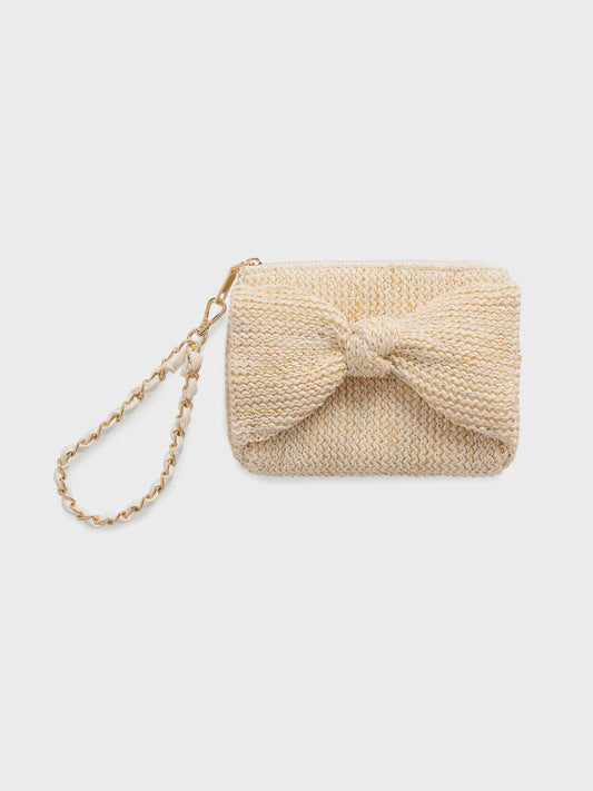 JUNE BOW WRISTLET in Ivory