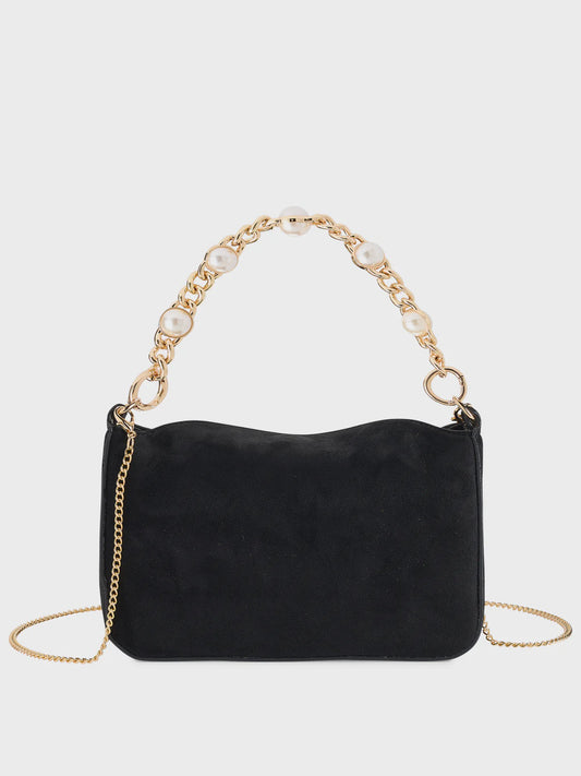 ELLIE TOP HANDLE BAG in Black