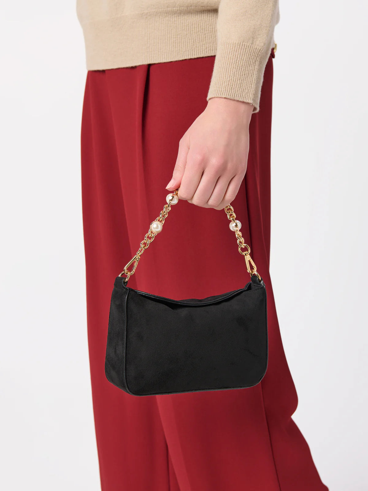 ELLIE TOP HANDLE BAG in Black
