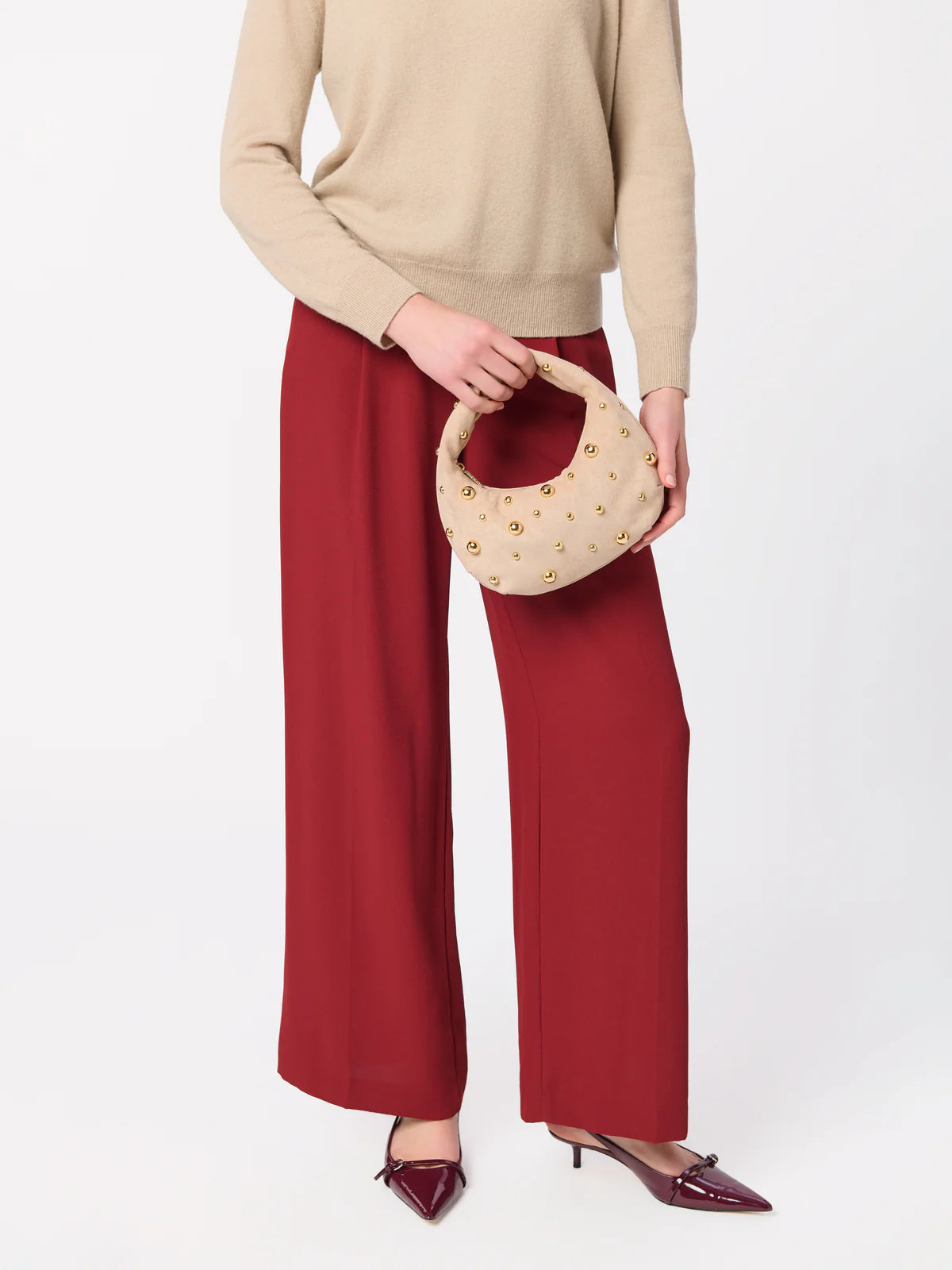 SOPHIA TOP HANDLE BAG in Bone