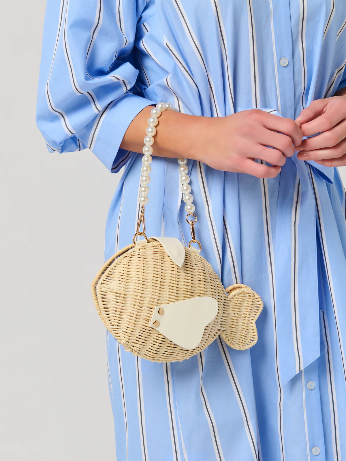 MARINA FISH BAG in Natural