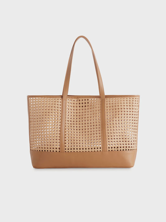 SOLEIL TOTE in Tan