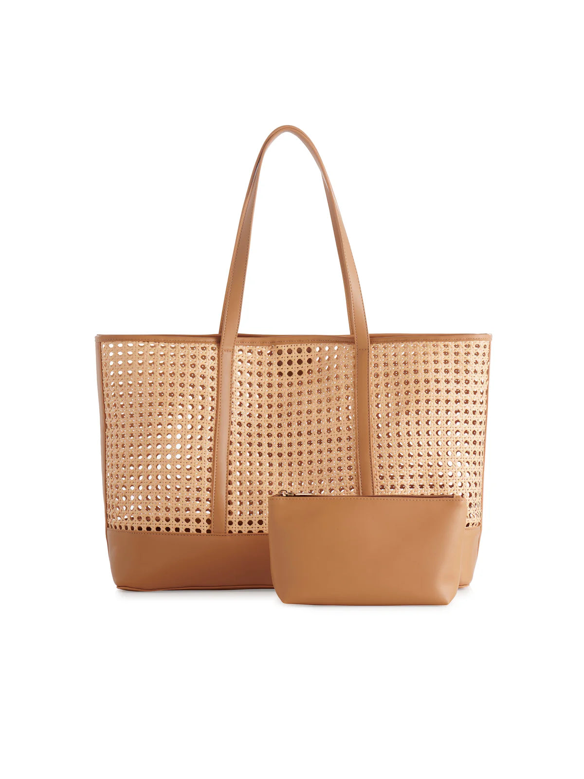 SOLEIL TOTE in Tan