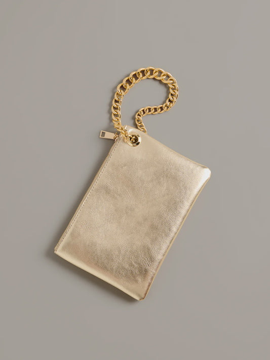LAUREN WRISTLET in Gold