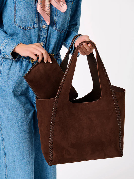PIPER TOTE in Chocolate