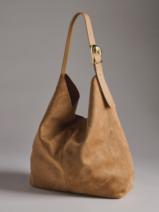 VAL HOBO in Tan