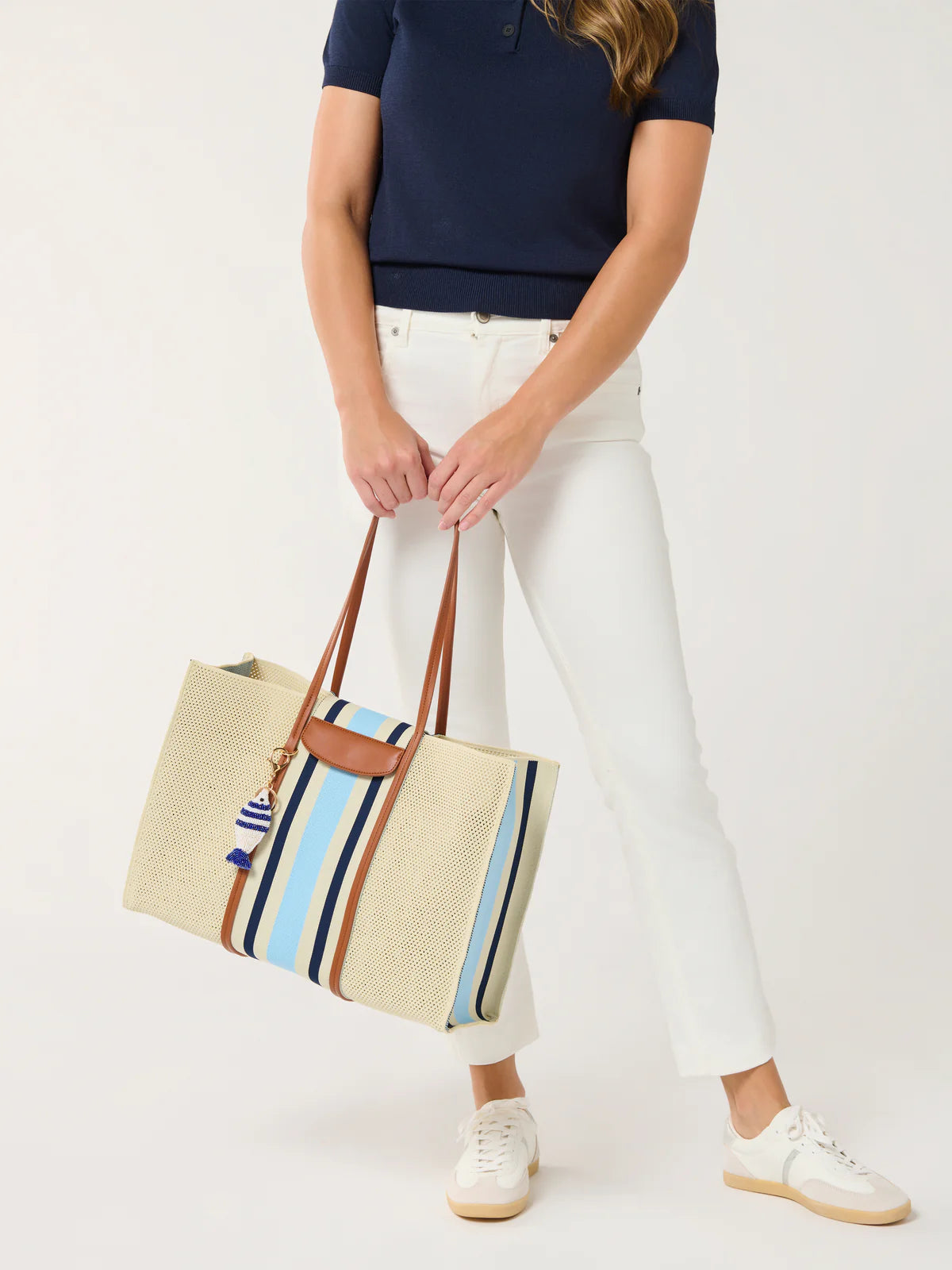 ARIA BOXY TOTE in Natural