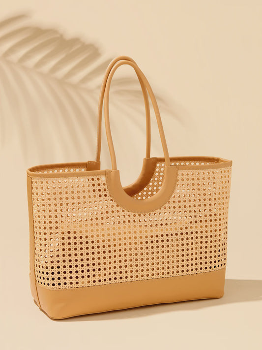 LYRA TOTE in Tan