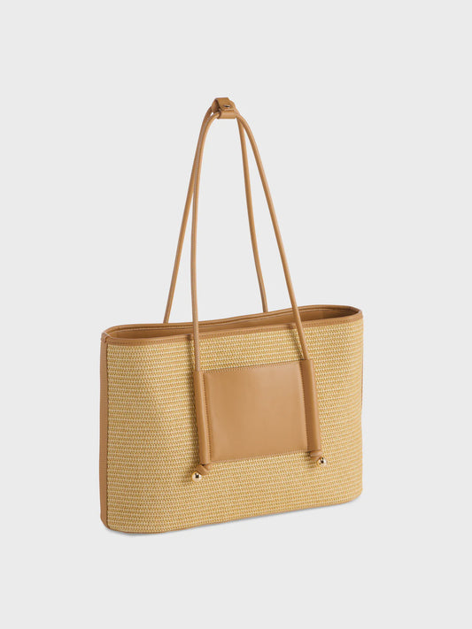 SALERNO TOTE in Tan