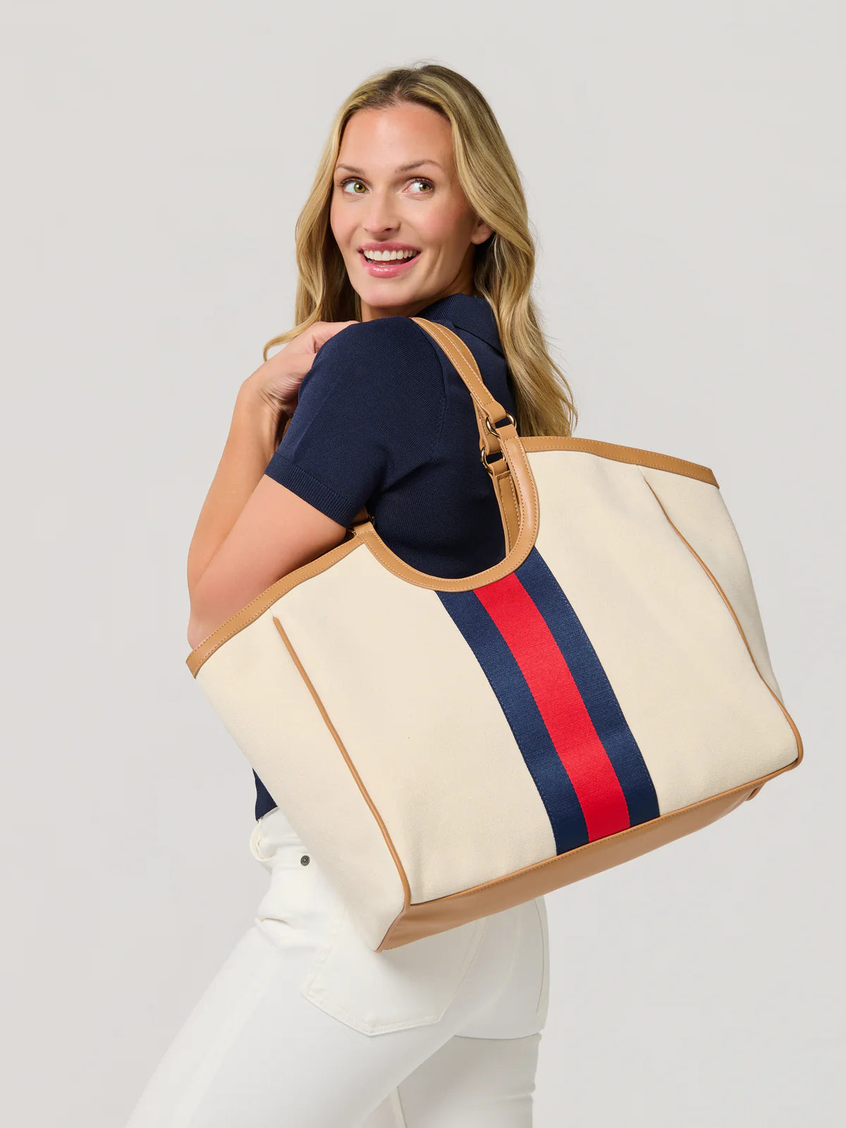 SCALA TOTE in Ivory