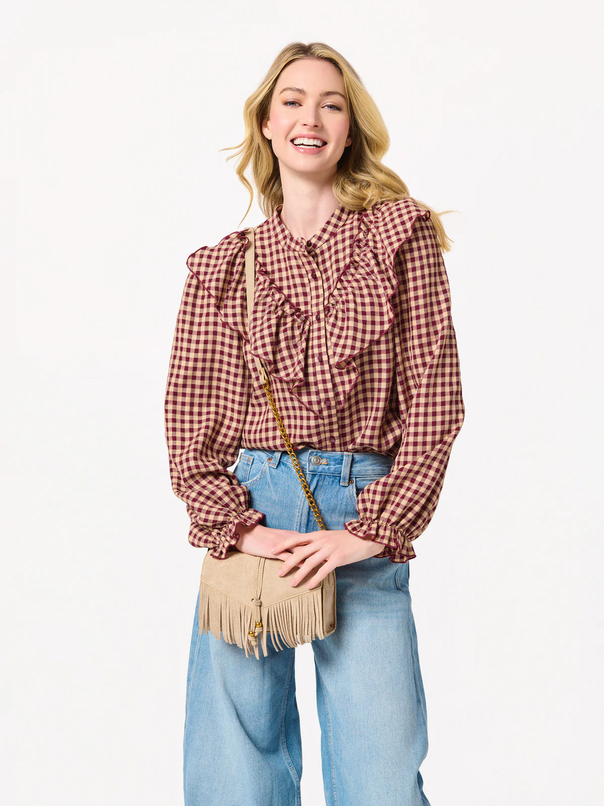 JANIS CROSSBODY in Clay