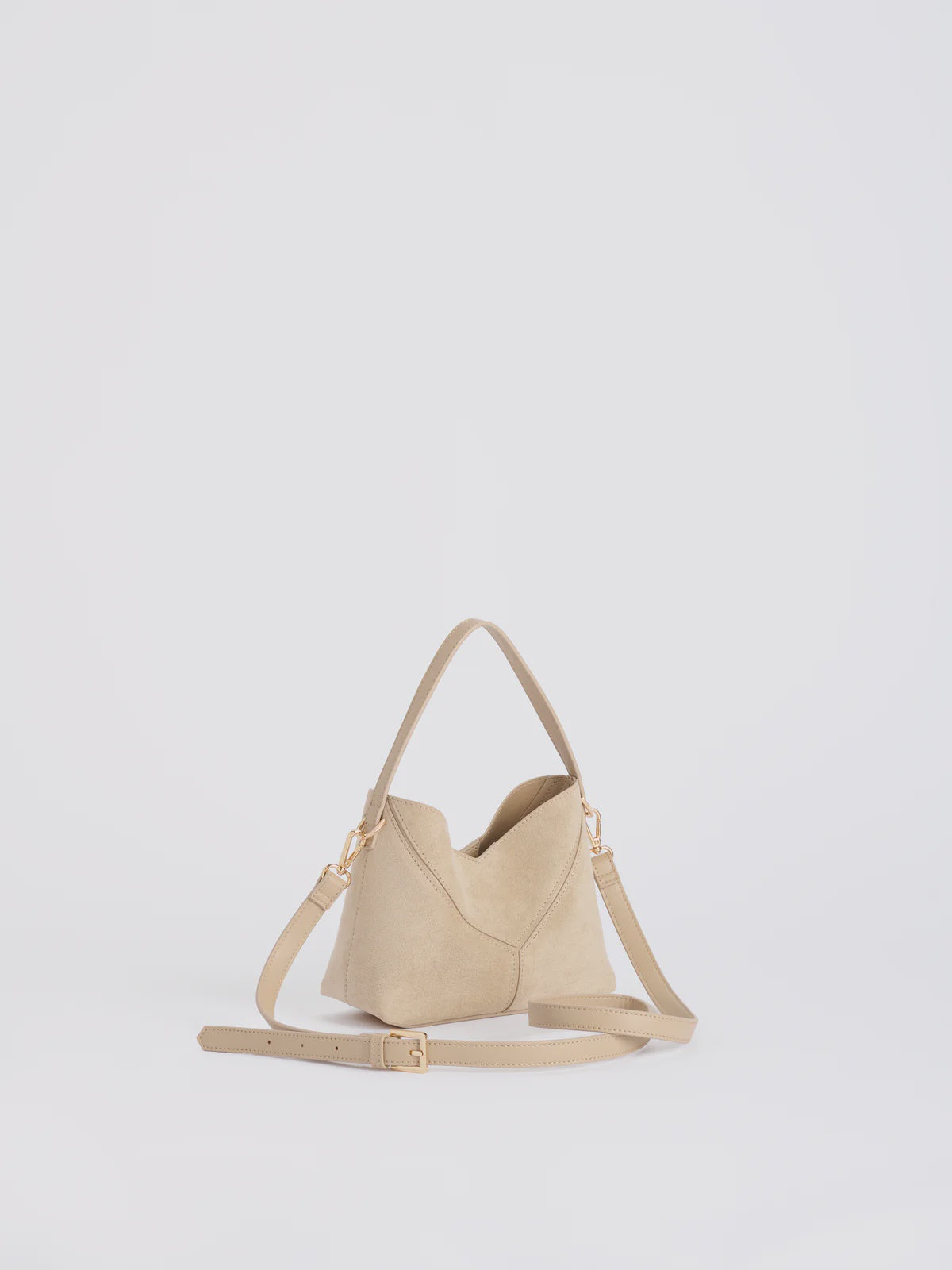 AVA TOP HANDLE MINI HOBO in Ivory